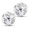 Valentines Day Gifts for Him Her, Food Dice, 6 11 Year Anniversary Steel Gifts for Him Her, Couples Gifts for Boyfriend, Date Ni