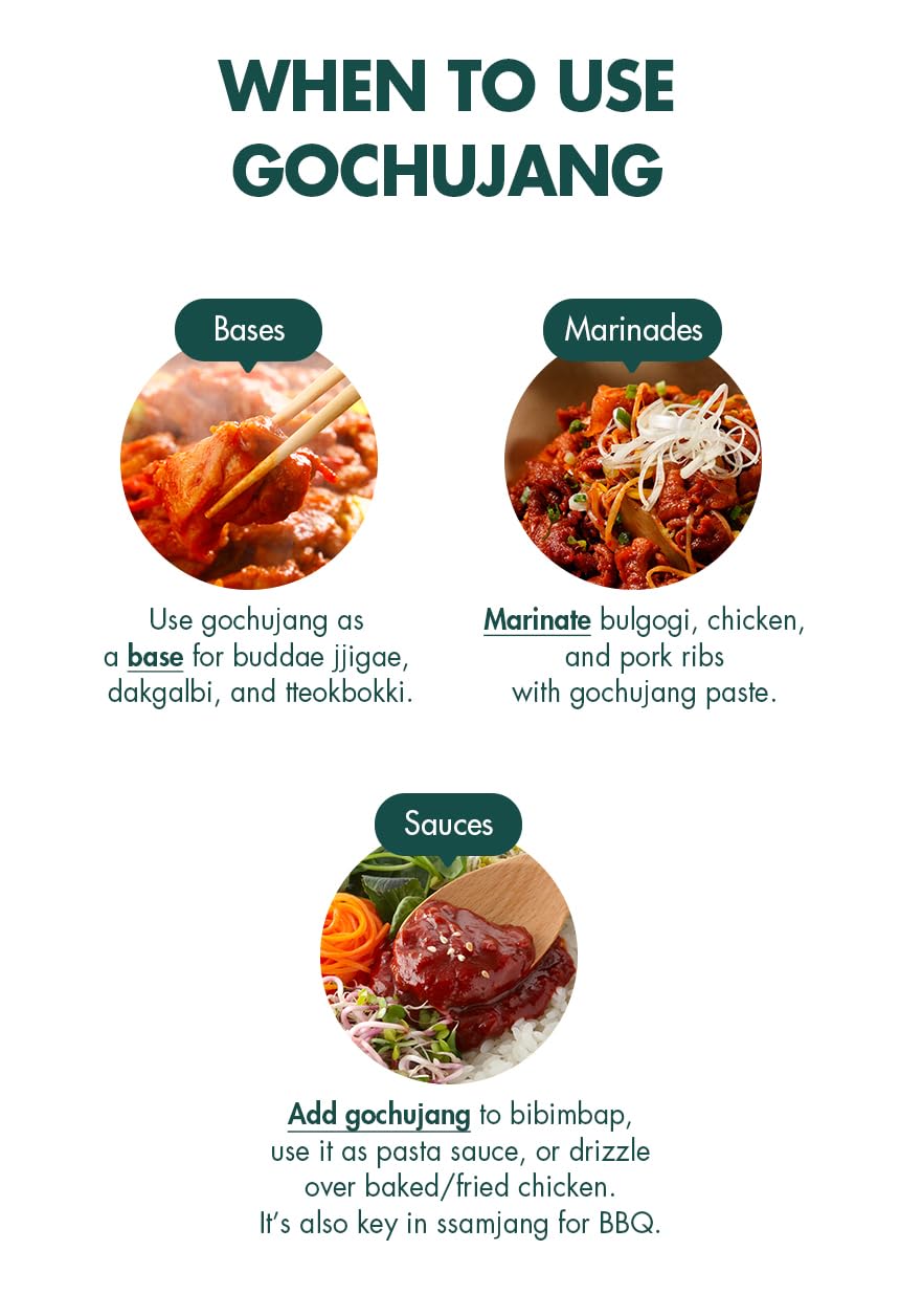 Vivid Kitchen | Korean Traditional Paste (1.1 Lb/500G) (Gochujang)
