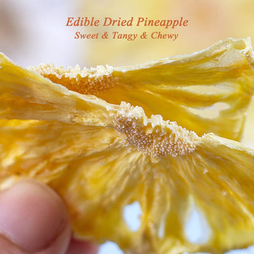 Mkostlich Dried Pineapple Slices, No Sugar Added, 100g/3.52oz, Pack of 1