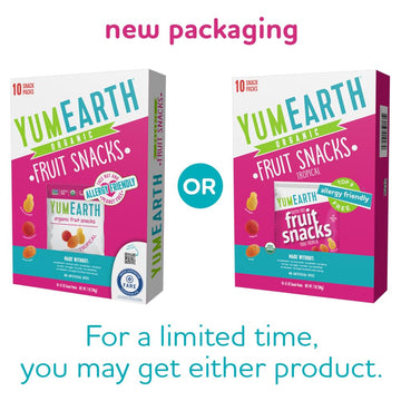 Yumearth Organic Tropical Fruit Snacks, 0.7 Ounce (Pack Of 10)