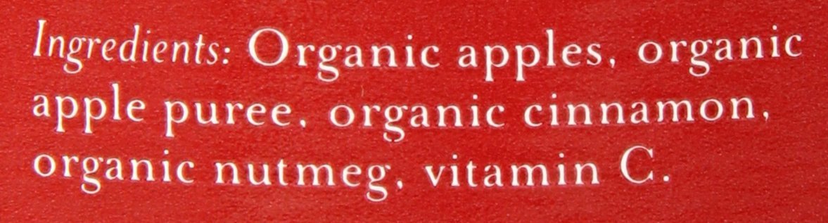 Organic Cinnamon Apple Sauce 24 Ounces (Case Of 6)
