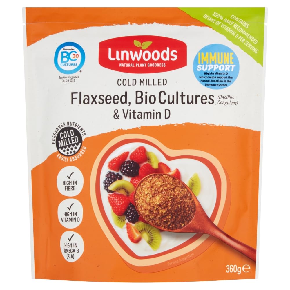 Linwoods Milled Flaxseed with Bio Cultures & Vitamin D - 360g
