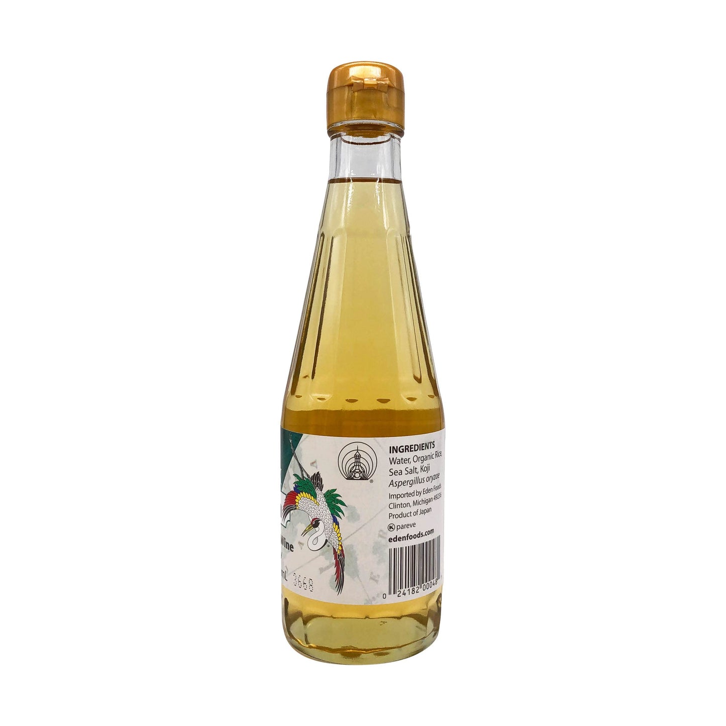 Eden Mirin Rice Cooking Wine, 10.1 Fl Oz, Ideal for Cooking and Seasoning, Pack of 1