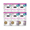Safe + Fair Birthday Cake Granola - Gluten-Free, Vegan & Plant-Based Snack with Natural Sprinkles - 0g Trans Fat, Non-GMO, Koshe