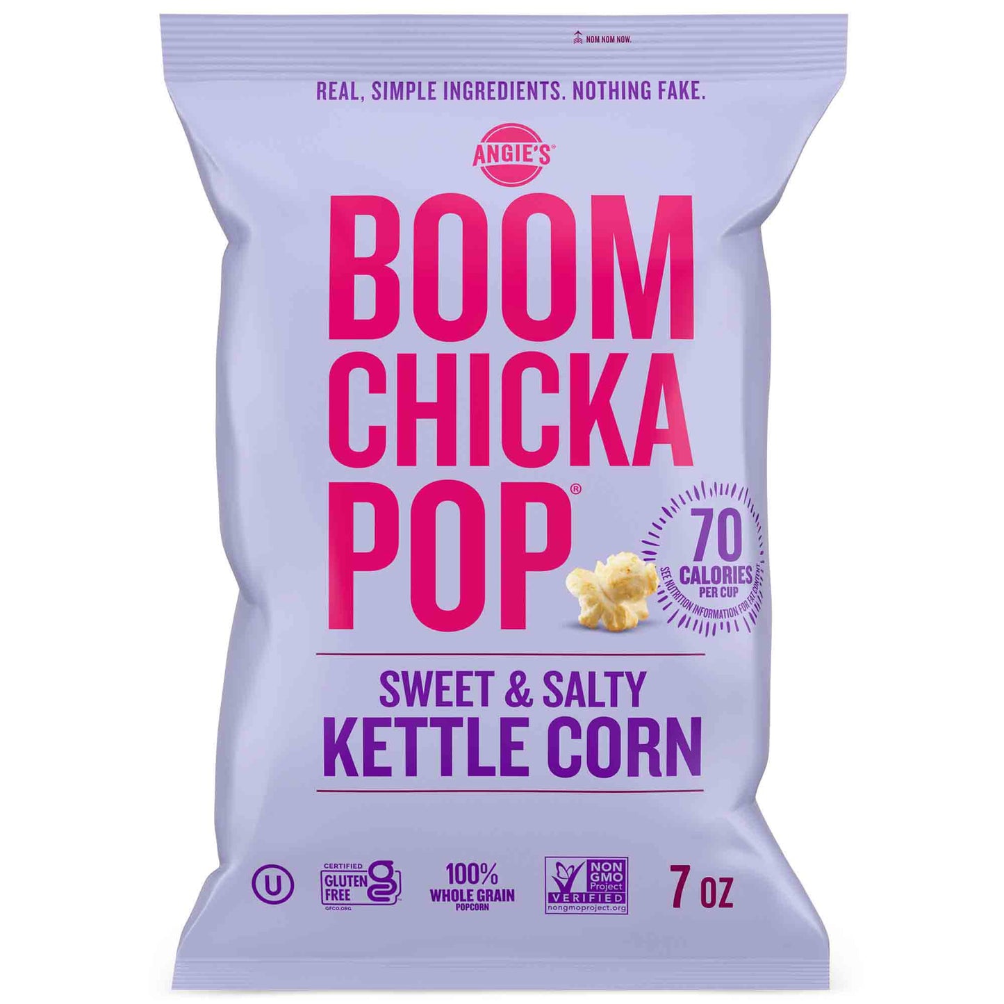 Angies BOOMCHICKAPOP Sweet and Salty Kettle Corn Popcorn, 7 Ounce