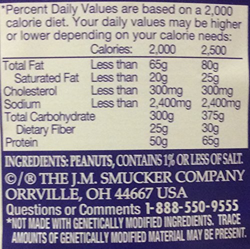 ADAMS 100% Natural Crunchy Peanut Butter, 80oz - Deliciously Creamy, Healthy Snack, Perfect for Spreading or Cooking