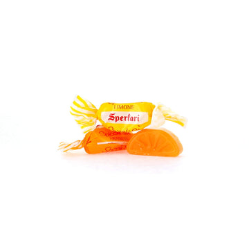 Sperlari Citrus Orange & Lemon Hard Candy, 1 Kg Bulk Bag, Individually Wrapped, Italian Sweets, Orange