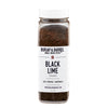 Burlap & Barrel Ground Black Lime Seasoning - Tart & Savory for Meats & Veggies - 16oz Plastic Container