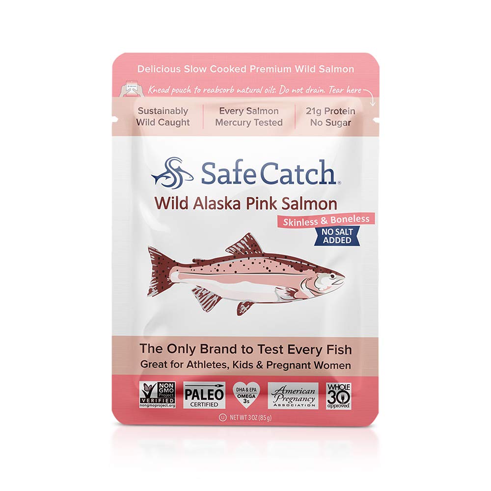 Safe Catch - Salmon Pink Wld Ns Added - Case of 12 - 3 OZ
