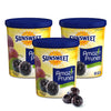 Sunsweet Amazin' Pitted Prunes - Dried Prunes Pitted Unsweetened - Gluten Free, Vegan, Low Fat - Fiber & Minerals - 16 Oz Canister X 3 Pack