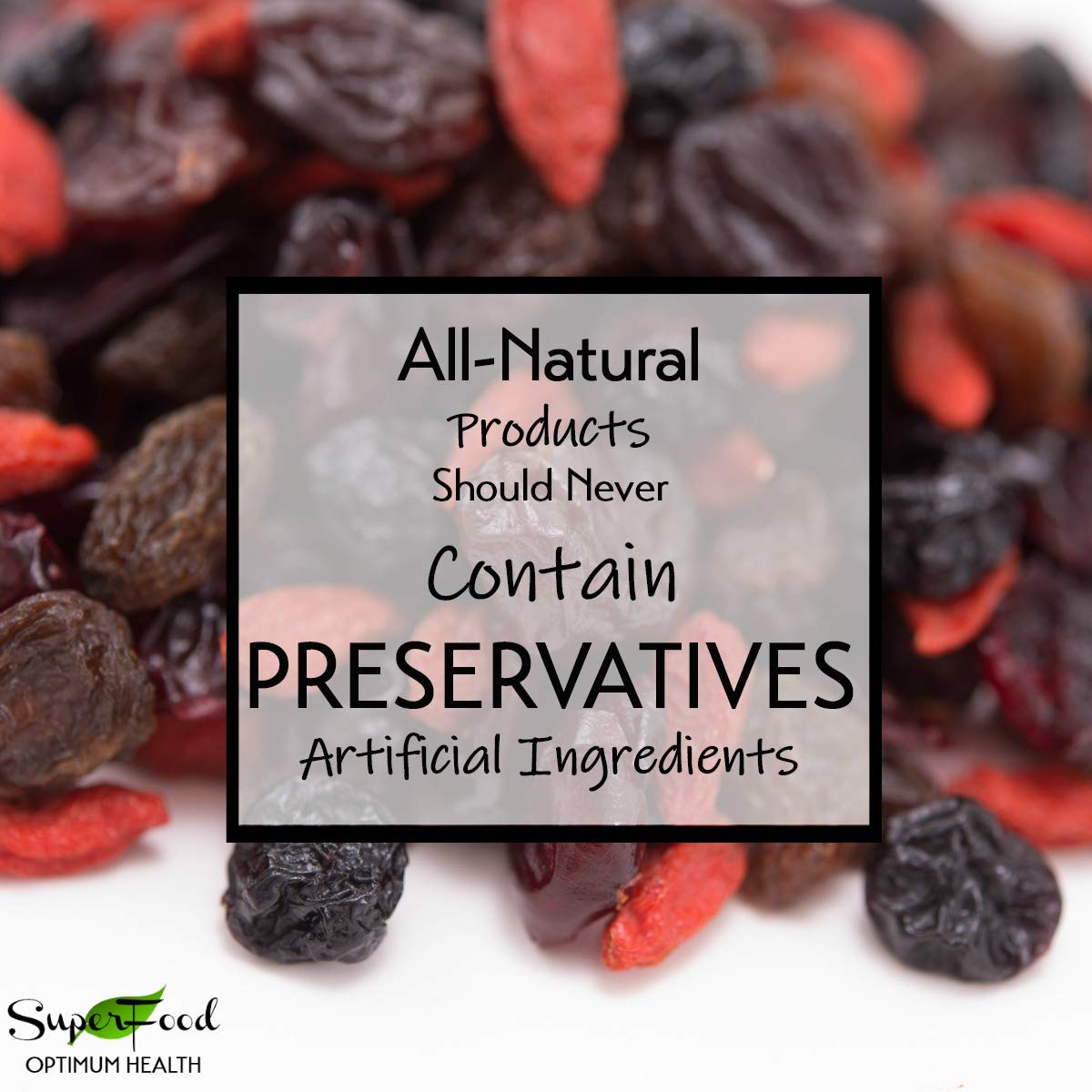 Gerbs Super 5 Dried Fruit Snack Mix 14 Oz. Premium | Top 14 Food Allergy Free | Resealable Bulk Bag | Made In Usa | Dried Blueberry Cranberry Cherry Raisin Goji Berries Trail Mix | Gluten Peanut Free