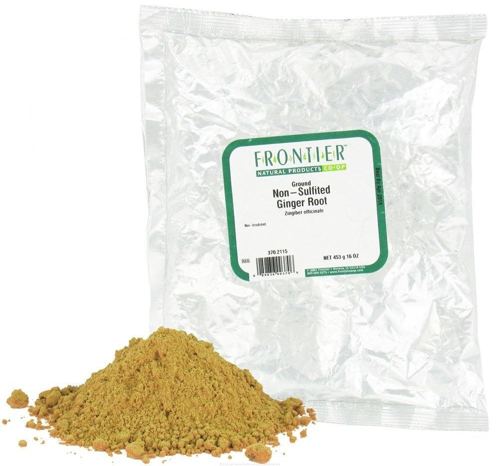 Frontier Co-op Ginger Root Powder, Kosher, Non-irradiated | 1 lb. Bulk Bag | Sustainably Grown | Zingiber officinale Roscoe