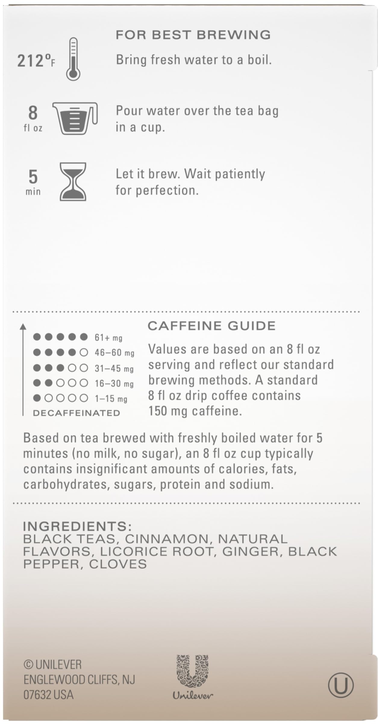 Tea,Vanilla Carmel Chai