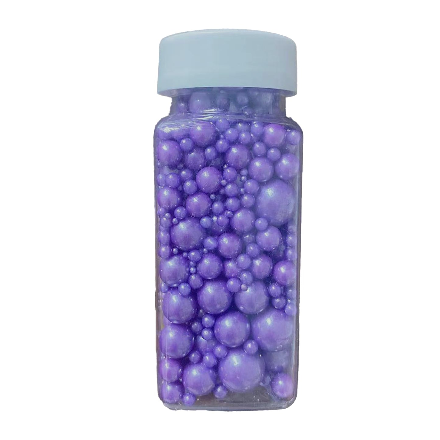 Sentovac Purple Pearl Sprinkles Edible Sugar For Cake Decorating Fancy Sprinkles Cake Topper Cupcake Cookie Baking Decorations Halloween Christmas Valentine'S Day Wedding Supplies