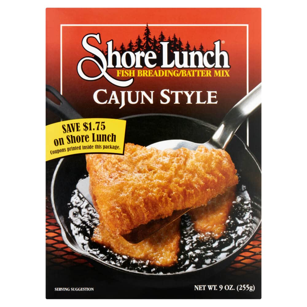 Shore Lunch Fish Breading Batter Mix, Cajun Style (9 Ounce (Pack Of 2))