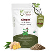 Organic Way Dried Ginger Root Cut & Sifted - Organic, Vegan, Non-GMO, Gluten-Free, 4 Ounce, Kosher Certified, Origin: India