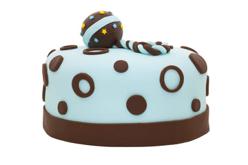 Bakerpan Premium Rolled Brown Fondant For Cake Decorating - 1 Pound, Chocolate Flavor (Made In Usa)