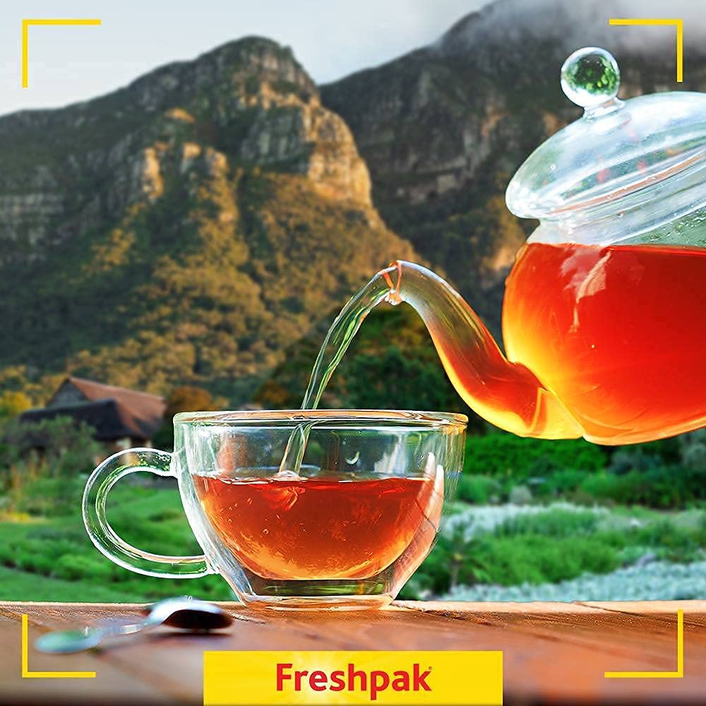 FRESHPAK Rooibos Tea Pack - 24 Case Carton, Naturally Caffeine-Free Herbal Tea