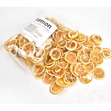 Dehydrated Dry Lemon For Cocktails, Dried Lemon 3.52Oz/100G, 100% Natural & No Additives, No Sugar Added (3.52 Oz)