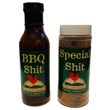 Big Cock Ranch Special Shit and BBQ Shit Kit | Funny BBQ Sauce Gift Set | Best BBQ Accessory | Made in the USA | Makes a Great G