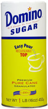 Domino Pure Cane Granulated Sugar Easy Pour Top 16 Oz