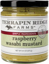 Terrapin Ridge Farms Raspberry Wasabi Mustard, Vegan & Keto Friendly, 8 oz Jar
