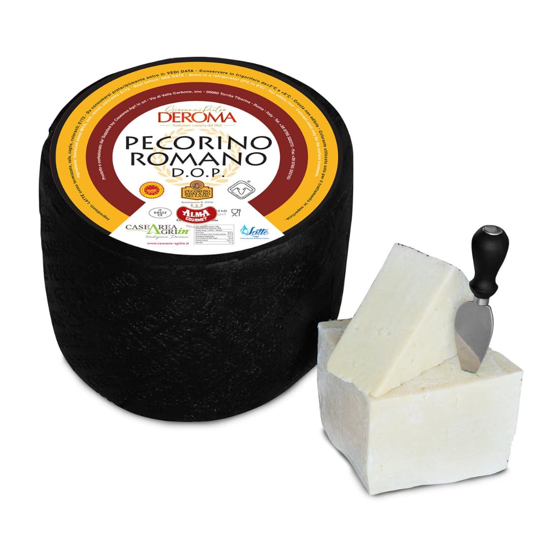 Italian Pecorino Romano Cheese D.O.P. - Gambero Rosso Award Winning Cheese - Awarded Best Pecorino Romano D.O.P. in Italy - Alma