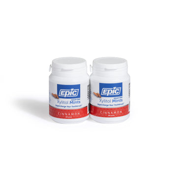 Epic Mints - Aspartame Free 100% Xylitol Mints - Sugar Free Mints Cinnamon Flavored, 180 Pieces (Pack Of 2)