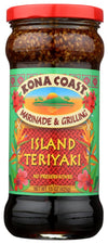 Kona Coast-Island Teriyaki Sauce, All Natural, No Preservatives - 15 Fl Oz | Pack of 2