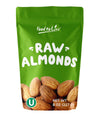 Food to Live California Almonds, 8 Ounces Supreme, Whole, Raw, Unsalted, Unroasted Nuts, Natural. Kosher, Vegan. Keto, Paleo, Lo