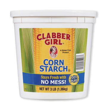 Clabber Girl Corn Starch, 3 Pounds, 48 Fl Oz (Pack of 1)