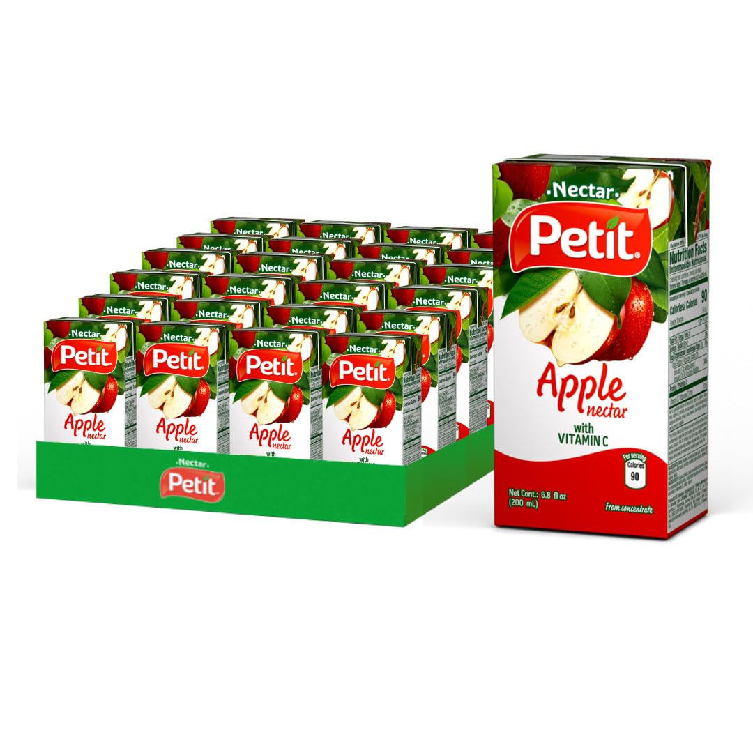 Petit Apple Nectar 200 Ml (Pack Of 24) - Refreshing Fruit Beverage
