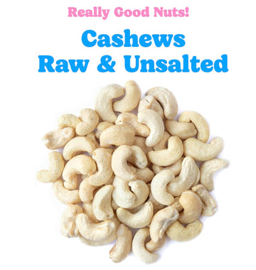 Really Good Nuts! - Organic Raw Cashews, 1 Lb (16 Oz), Perfect For Making Cashew Milk! - Kosher, Gluten-Free, Non-Gmo, Vegan, Wh