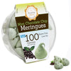 Krunchy Melts - Original Meringue Cookies - Mint Chocolate Chip Flavor - Fat Free - Gluten Free - Nut Free - 90 Calories Per Serving - Low Calorie Snack - Sweet Treats - 4 Oz