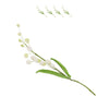 Global Sugar Art Lily Of The Valley Sugar Cake Flowers Spray White, 4 Count By Chef Alan Tetreault