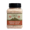 Pride Of India - Dark Himalayan Pink Salt - Enriched w/ 84+ Natural Minerals, Fine Grind 1 Pound (16 oz) Dual Sifting Jar - Easy
