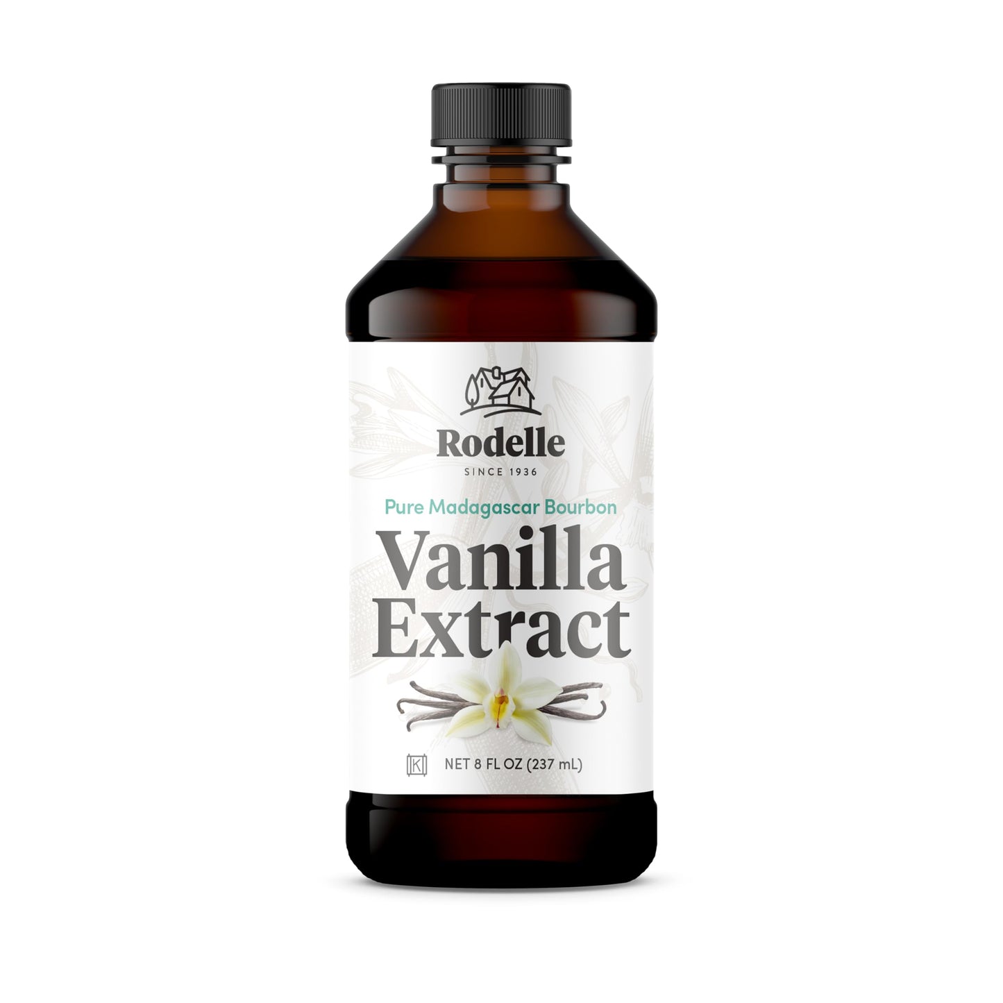 Rodelle Pure Vanilla Extract, 8 Fl Oz