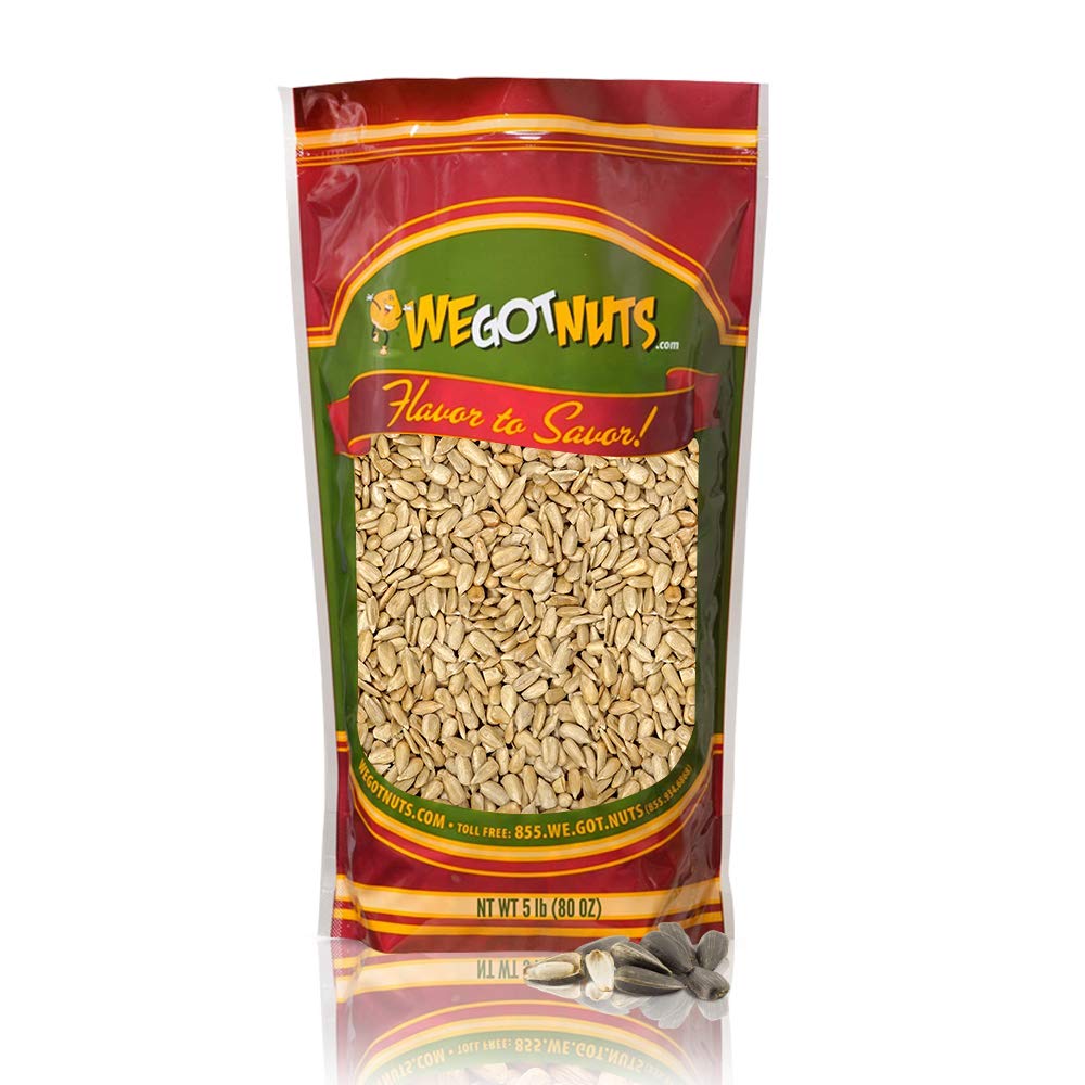 Raw Sunflower Seed Kernels by We Got Nuts - Premium Quality Kosher Shelled Sunflower Seeds - Natural & Healthy Fitness & Diet-Fr