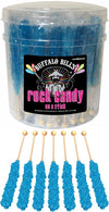 Buffalo Bills Raspberry (Dark Blue) Rock Candy On A Stick (36-Ct Tub Dark Blue Rock Candy Sticks)