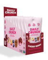 Daily Crunch Sprouted Almonds, Cherry Berry (1.5 Ounce Bags, Pack of 8) - Sprouted and Dehydrated for a Unique Crunch, Keto Frie