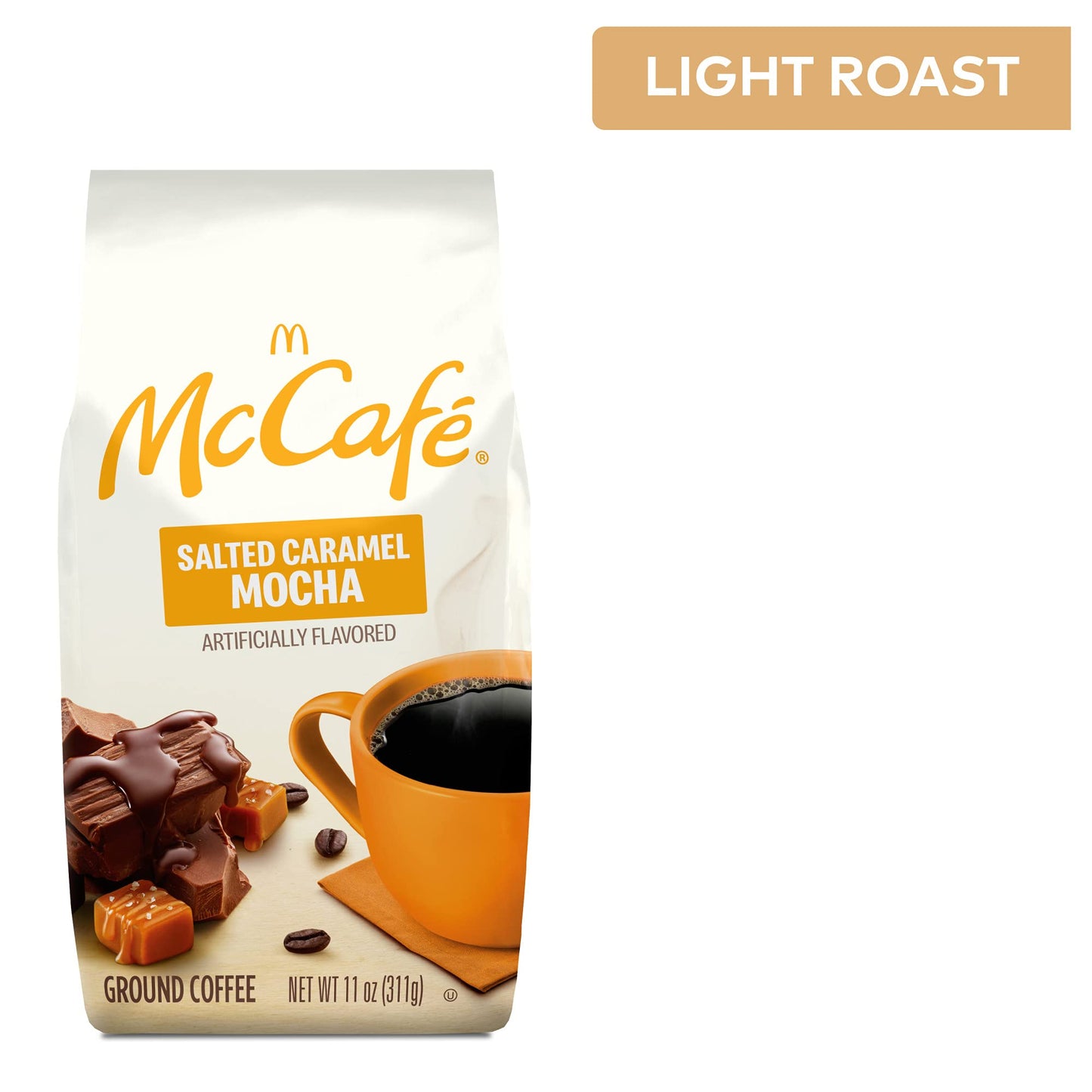 Mccafe Salted Caramel Mocha, Ground Coffee, Flavored, 11Oz. Bagged