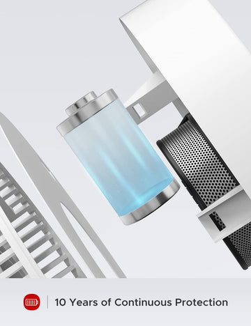 X-Sense Smoke Detector, Wireless Interconnected Smoke Alarm With 10-Year Battery Life And Transmission Range Of Over 820 Ft, Sd2