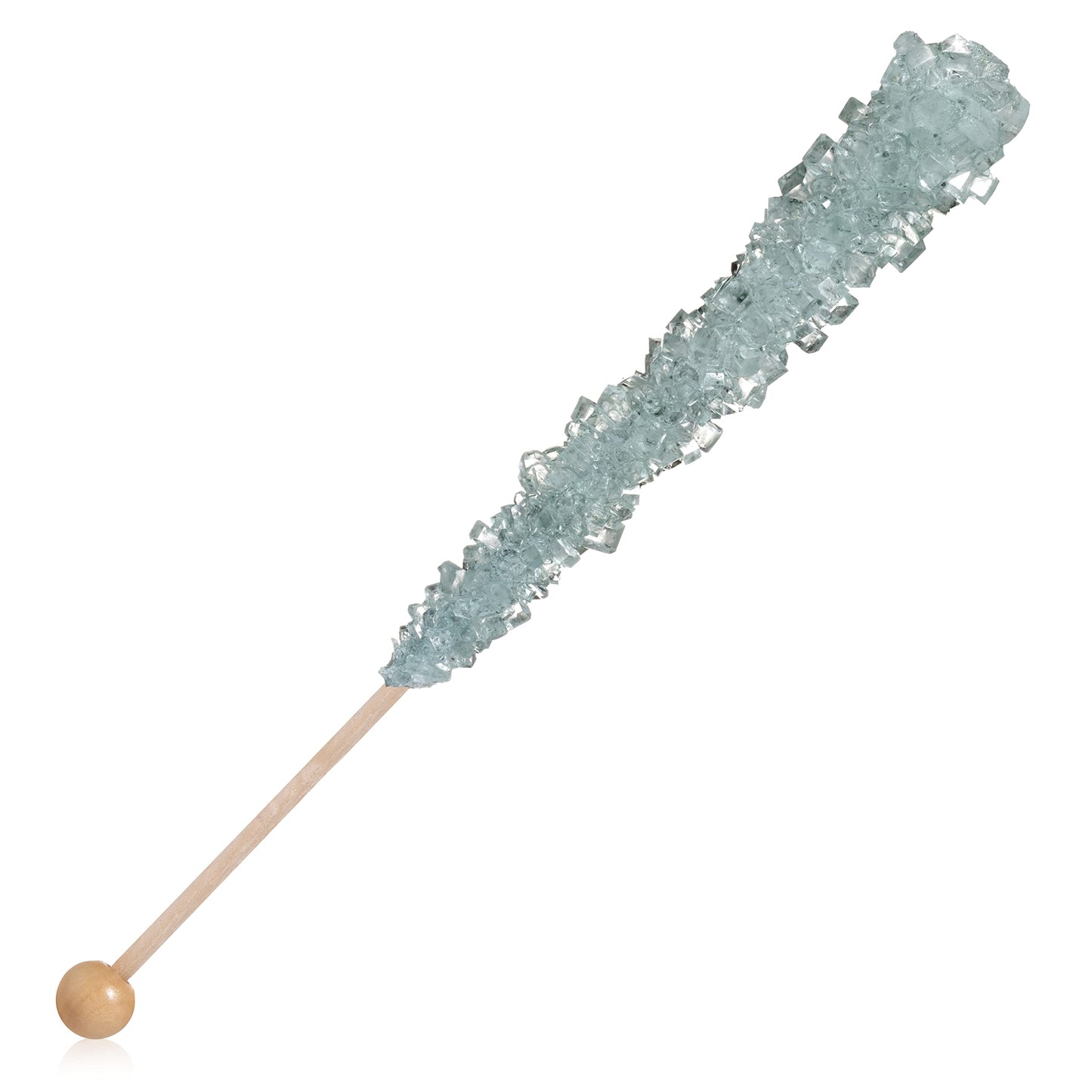 Candy Envy - Silver Rock Candy Sugar Sticks - Original Sugar Flavored - 24 Indiv. Wrapped