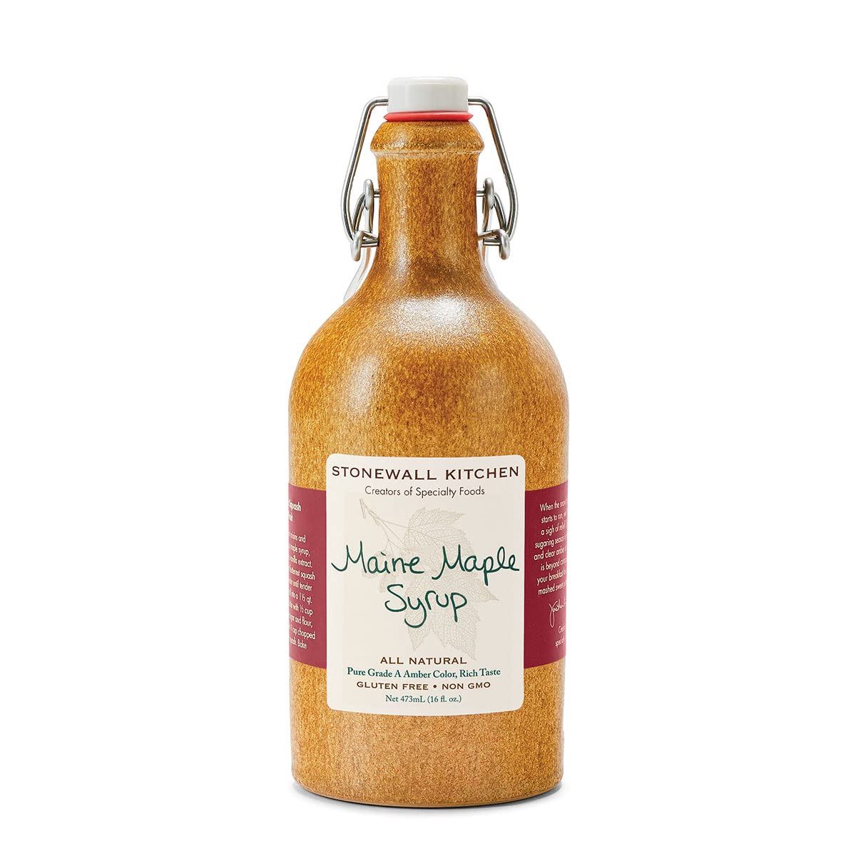 Stonewall Kitchen Maine Maple Syrup, 16 Oz