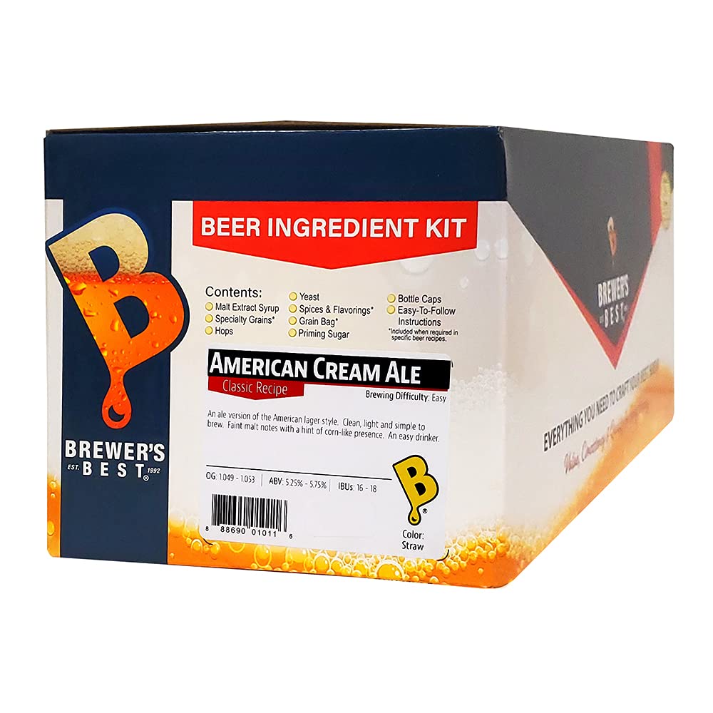 malt-inspired Best American Cream Ale Homebrew Kit - 5 Gallon - Limited Edition - Yellow