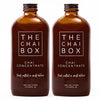 The Chai Box - Sweetened Chai Tea Concentrate - Vegan, Gluten Free, All Natural Ingredients, Black Tea, W/Cinnamon & Cardamom -