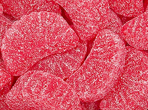 The Snackery Cherry Slices, 2.2 lb Sugar Coated Jelly Candy, Great for Snacking, Gifting and Parties