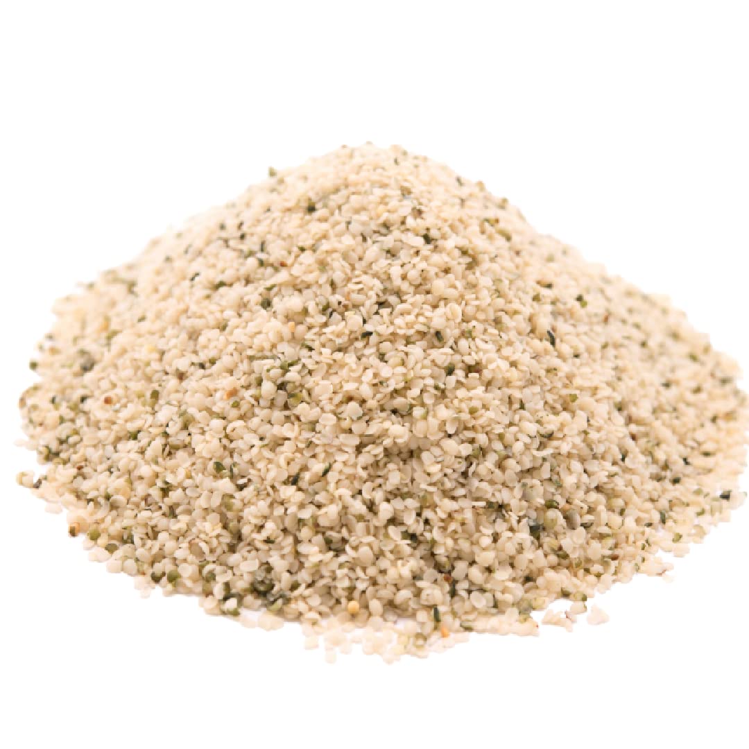 Gerbs Raw Hemp Seed Kernels 2 lbs. | Hulled, No Additives, Resealable Bag | Mild, Nutty Taste | Top 14 Allergen-Free