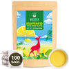Wt Weetee Organic Decaf Green Tea With Lemon Flavor, Decaffeinated Lemon Green Tea Bags 100 Count, Refreshing & Soothing, Super