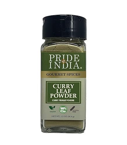 Pride Of India ?Curry Leaf Ground ?Fresh Aroma/Distinct Taste ?No Gmo/ No Artificial Color ?Traditional Indian Spice ?Easy To Us
